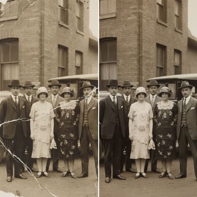 Old Photo Restoration example 3 (photo-restoration)