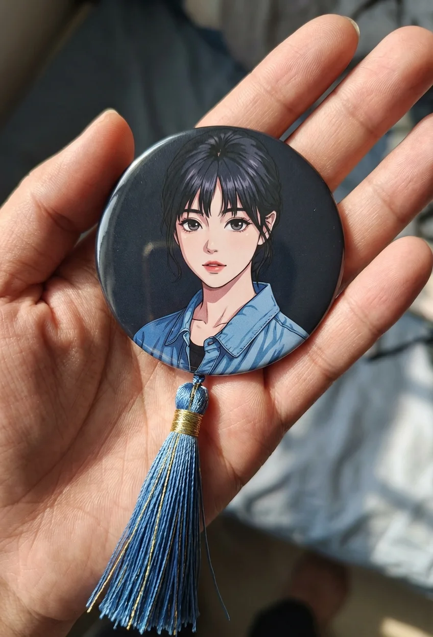 Anime Style Badge - Nano banana AI generated result