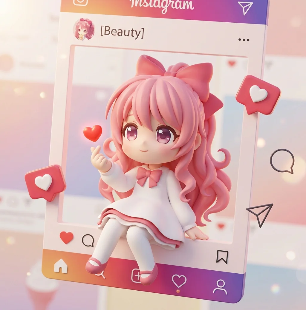 Social Media Frame Integration - Nano banana AI generated result