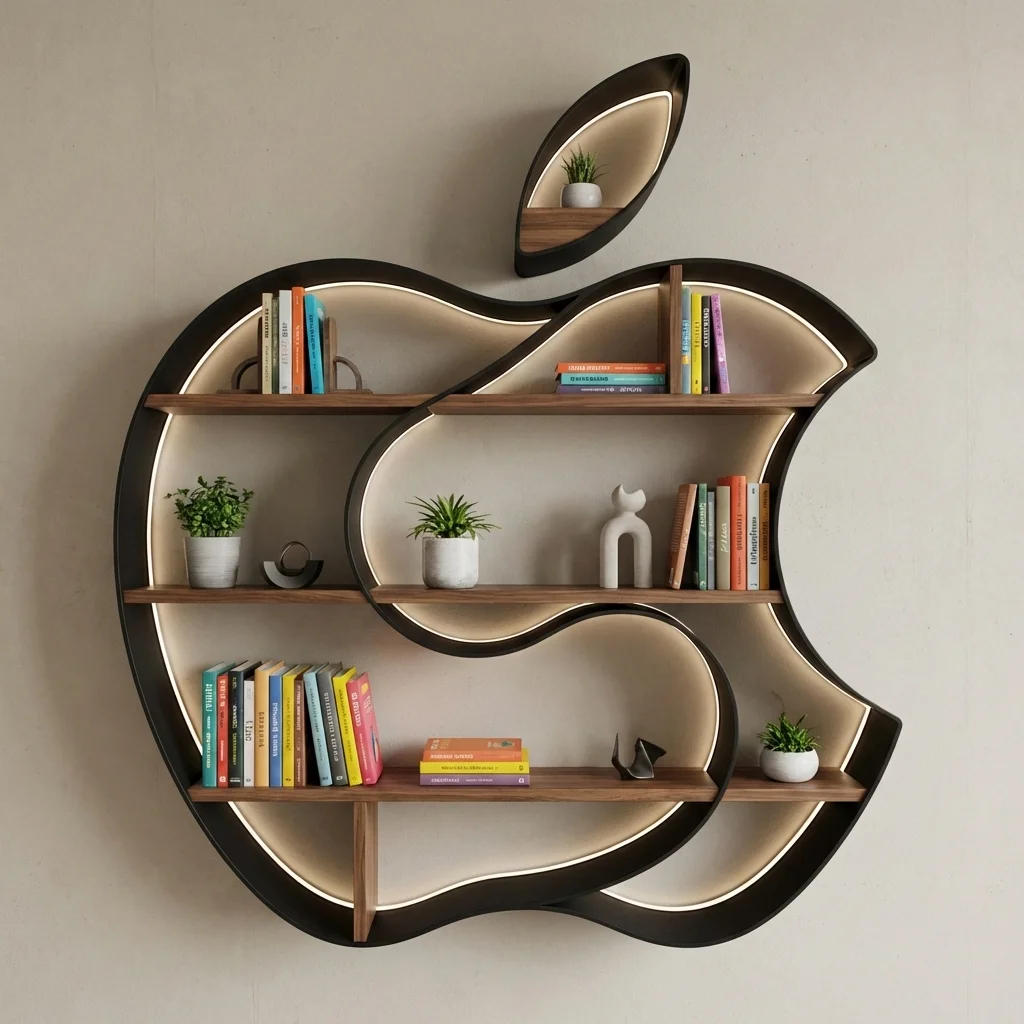 Brand Logo Bookshelf Creative - Nano banana AI generated result