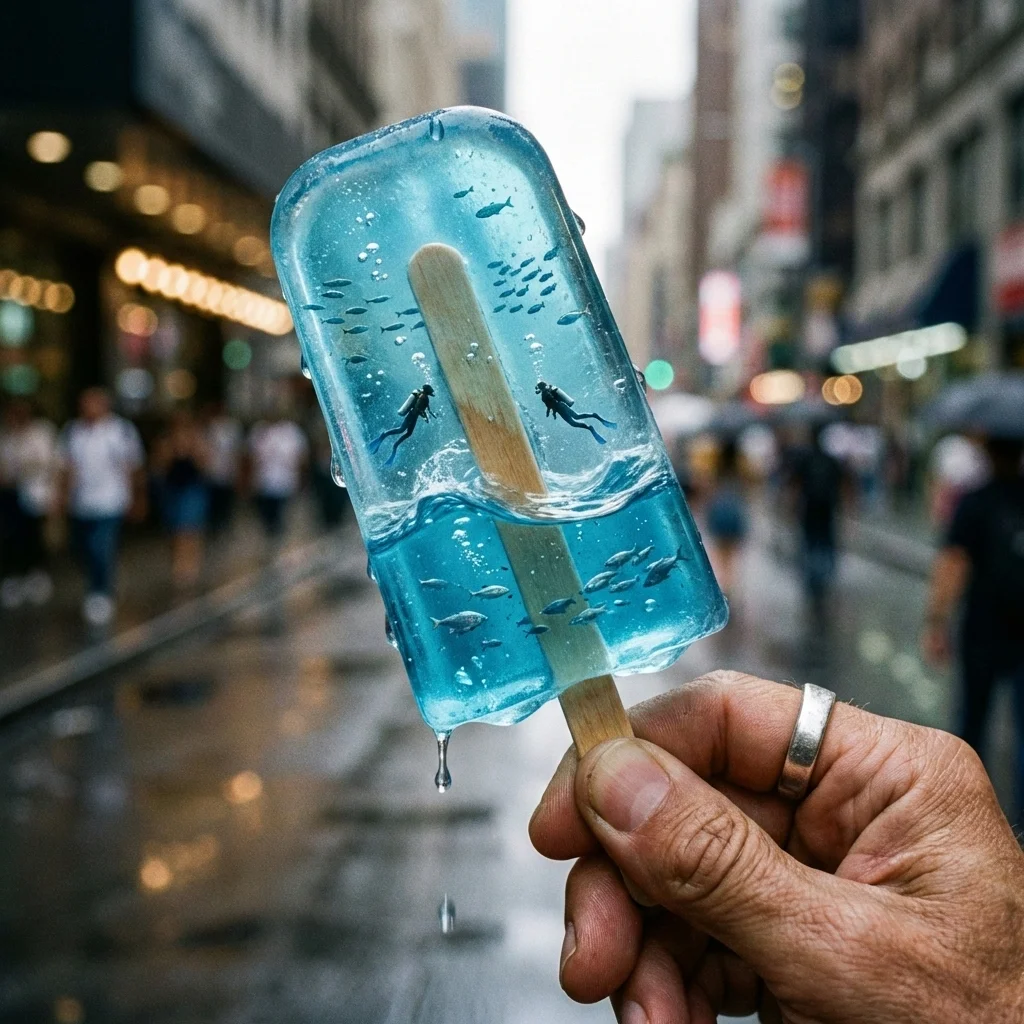 Fantasy Popsicle Interior - Nano banana AI generated result