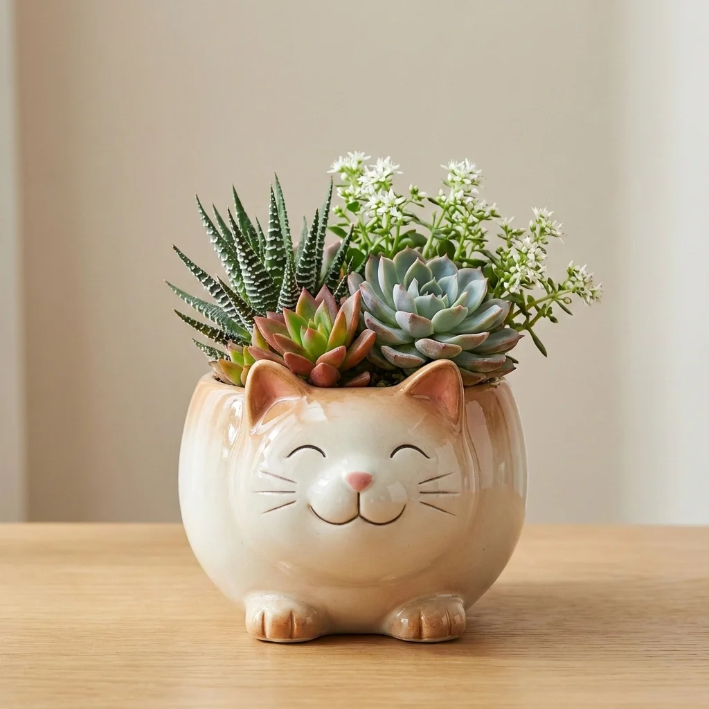 Cute Planter Design - Nano banana AI generated result