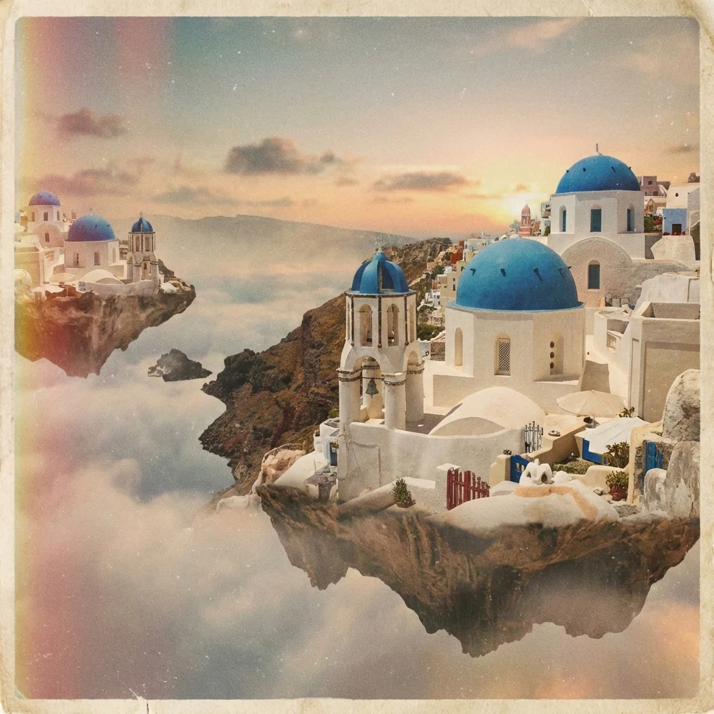 Film Floating Islands - Nano banana AI generated result