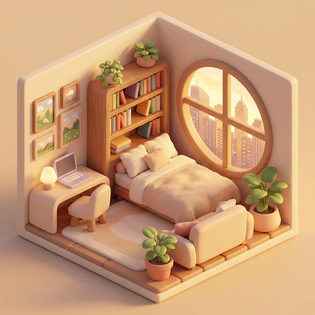Cozy Room Design - Nano banana AI generated result
