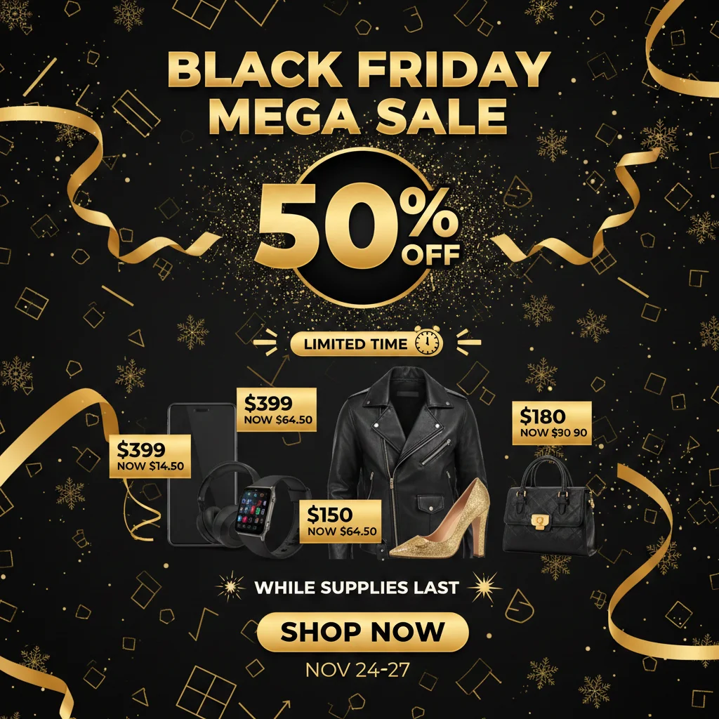 Holiday Promotional Poster - Nano banana AI generated result