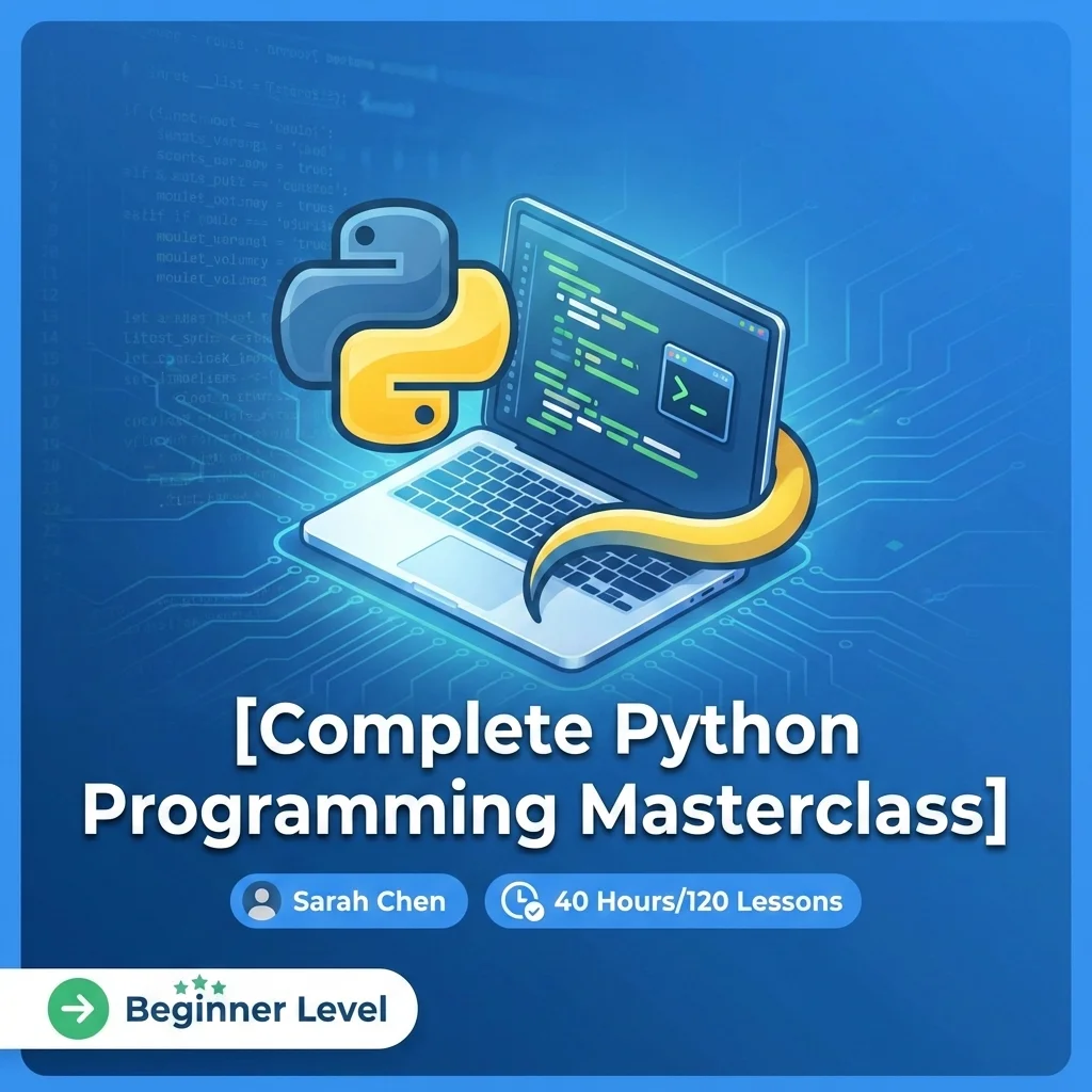 Course Cover Design - Nano banana AI generated result