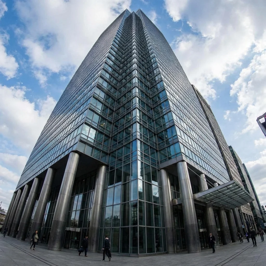 Low-Angle Architectural Photography - Nano banana AI generated result