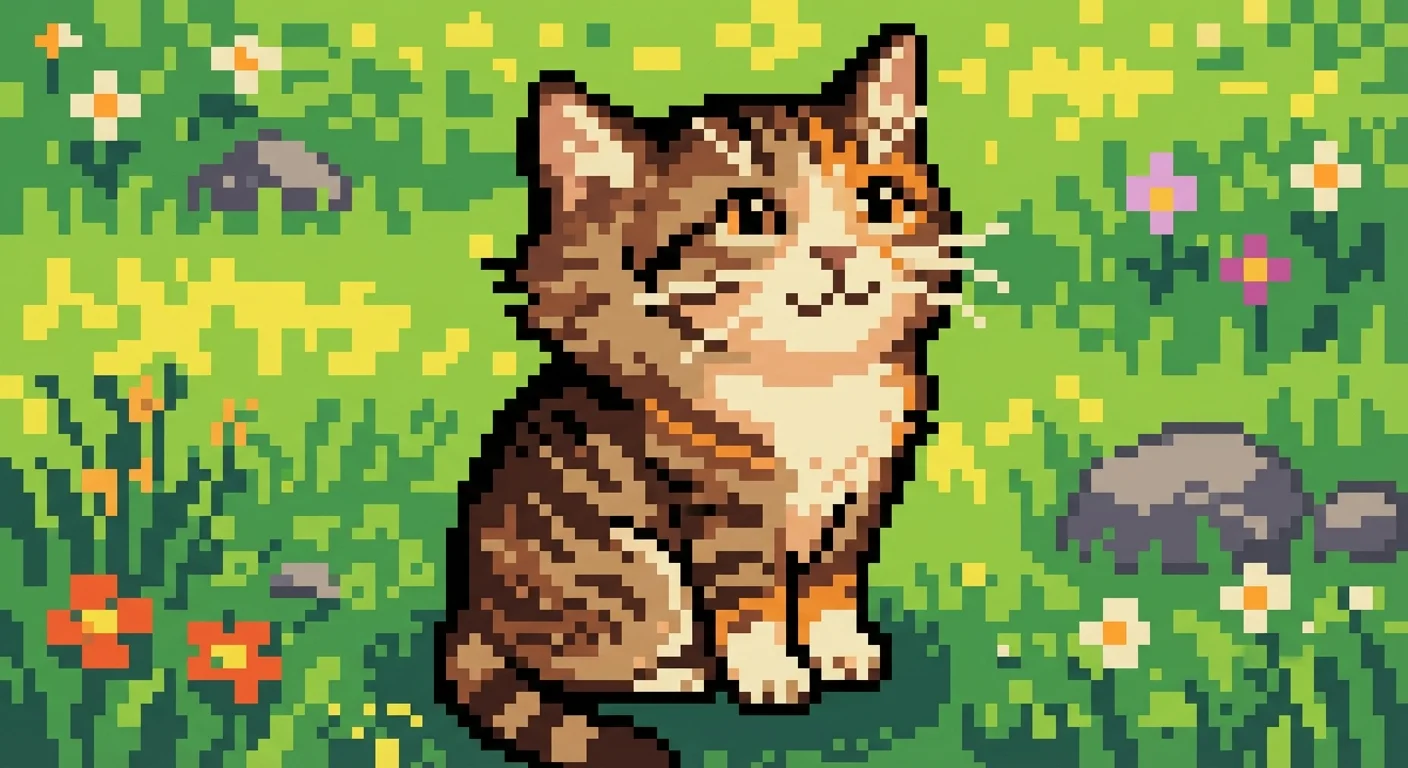 8-Bit Pixel Art - Nano banana AI generated result