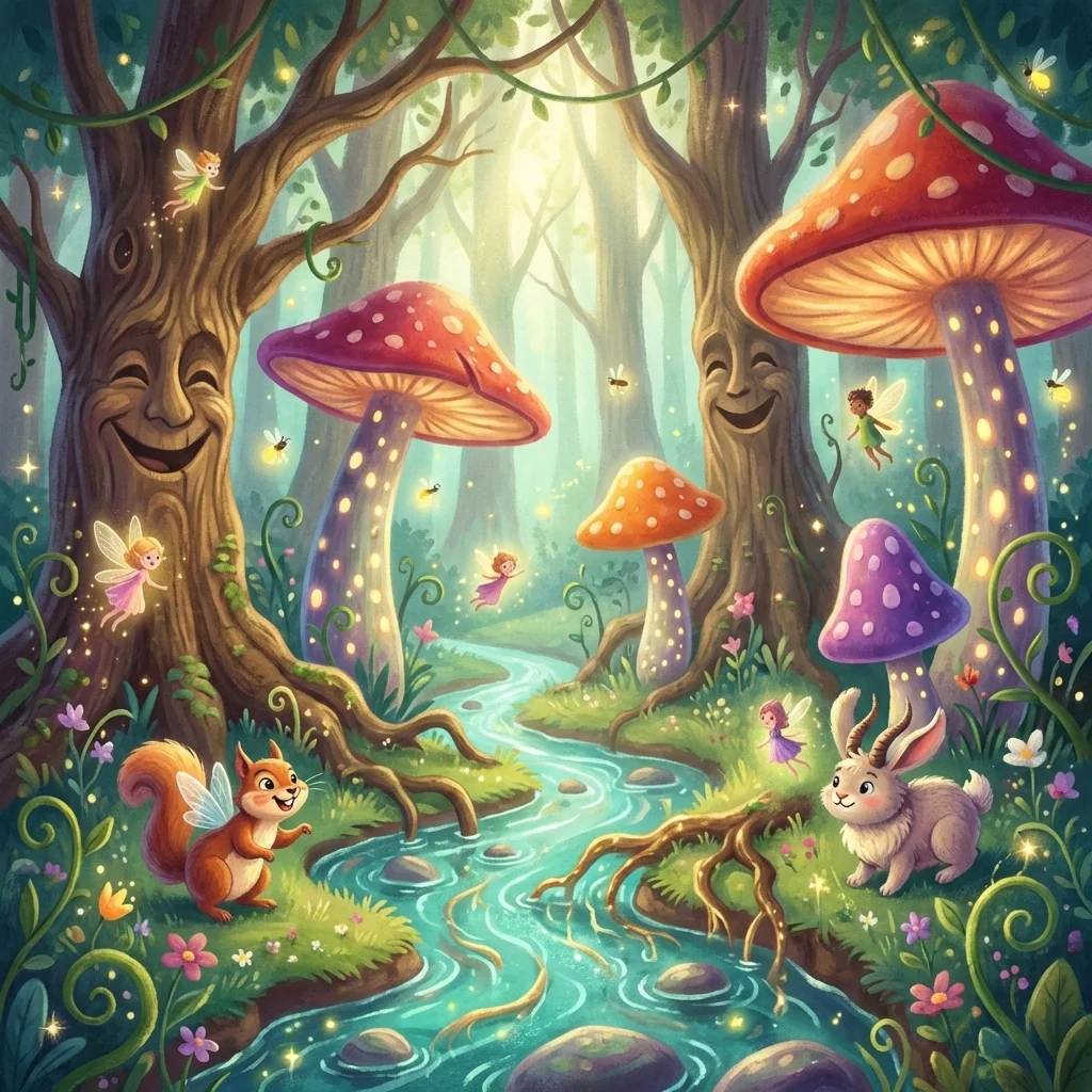 Fairy Tale Forest - Nano banana AI generated result
