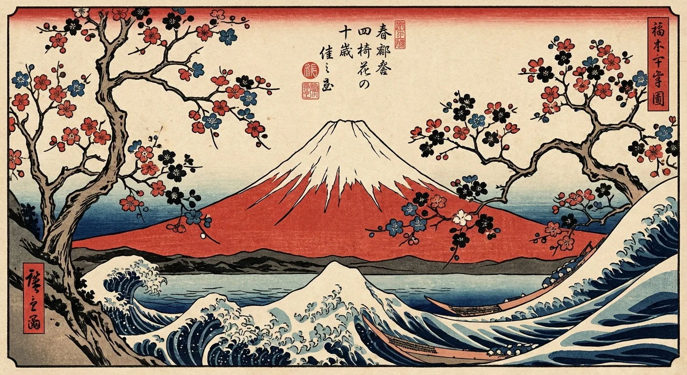 Japanese Ukiyo-e - Nano banana AI generated result