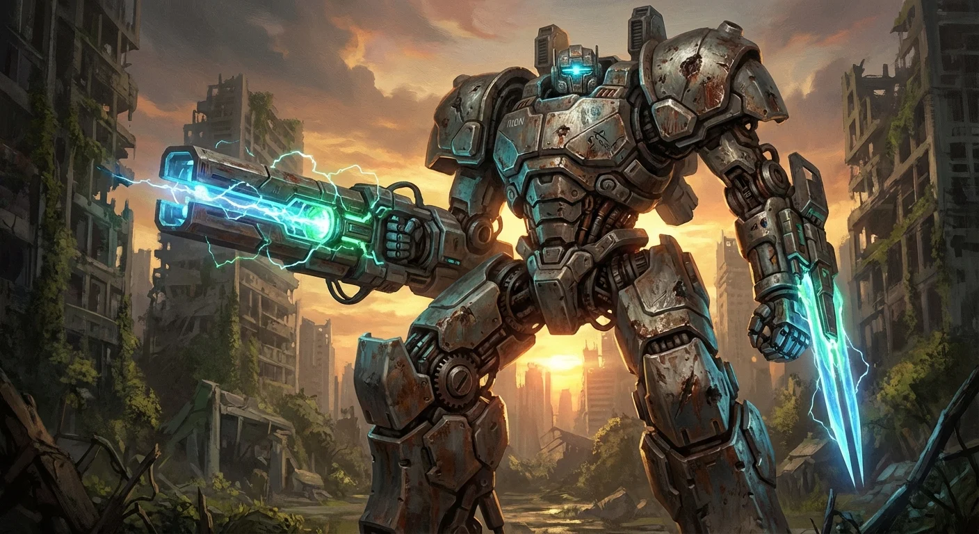 Sci-Fi Mecha Design - Nano banana AI generated result