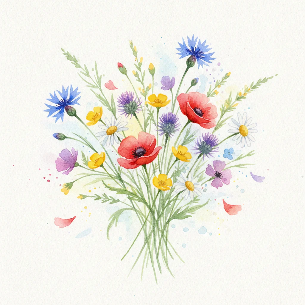 Watercolor Illustration - Nano banana AI generated result