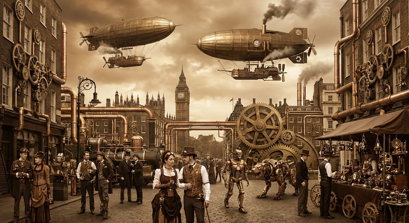 Steampunk Style - Nano banana AI generated result