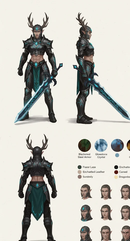 Character Design Concept - Nano banana AI generated result