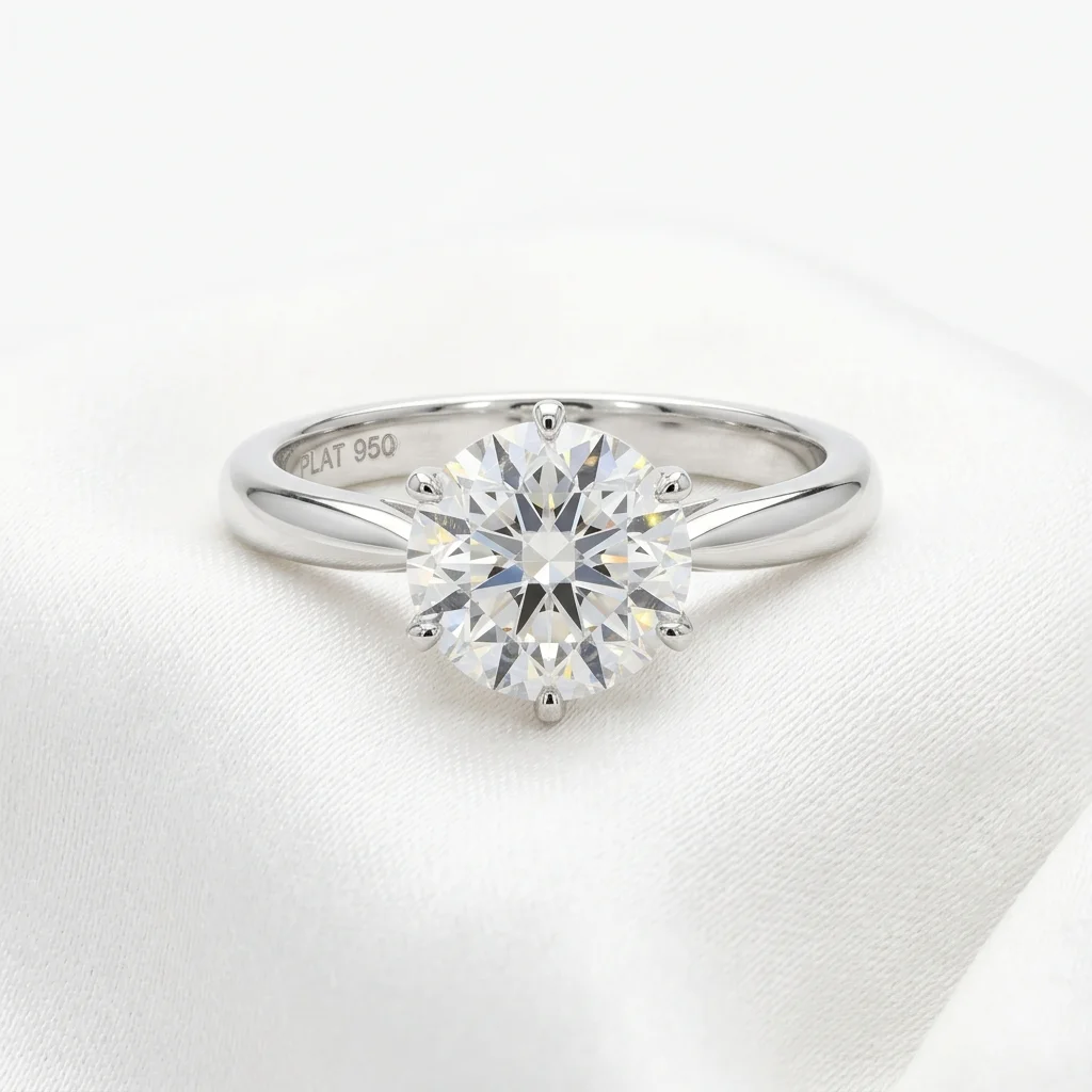 珠宝首饰白底图 — Nano Banana AI-generated image, 电商 白底产品图