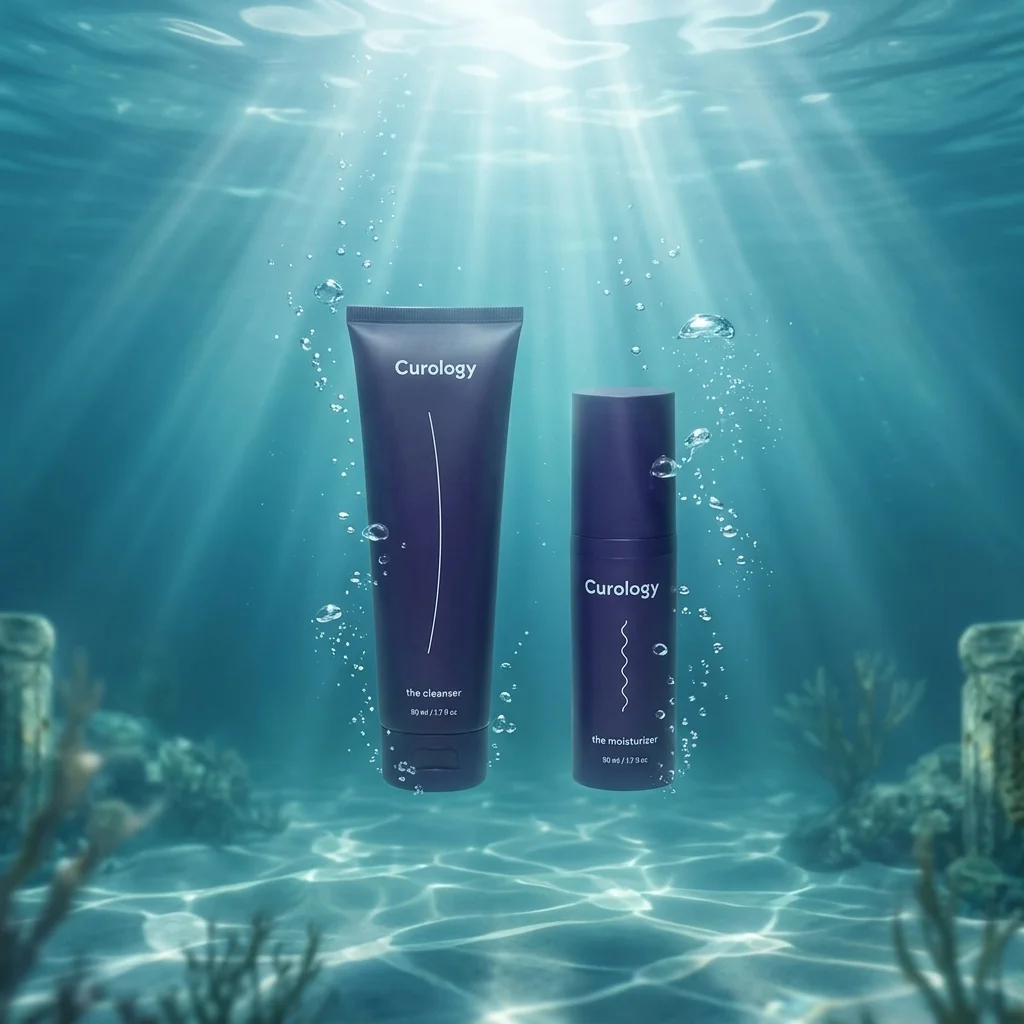 Skincare Underwater Floating Scene — Nano Banana 2 AI-generated image, Beauty Creative scene shot