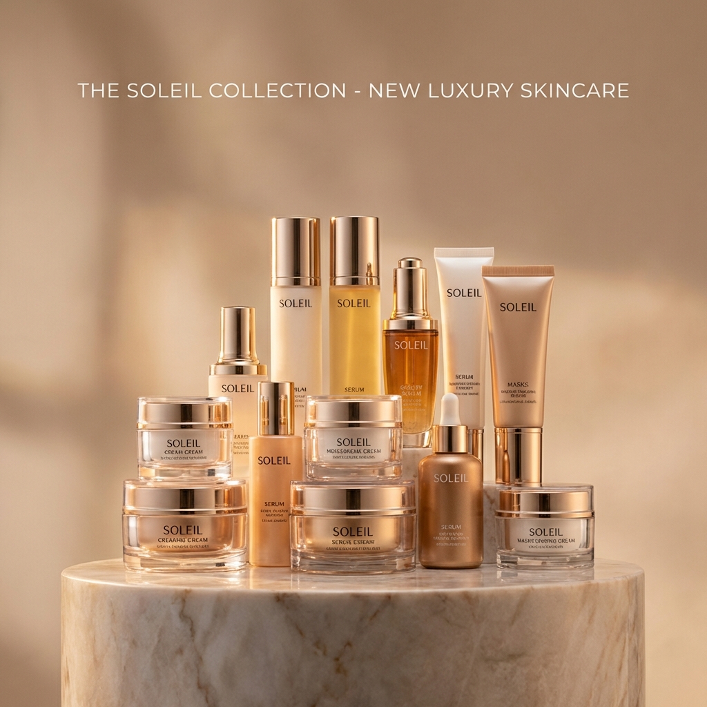 10-Product Flat Lay Hero Image — Nano Banana Pro AI-generated image, E-commerce Multi-product layout